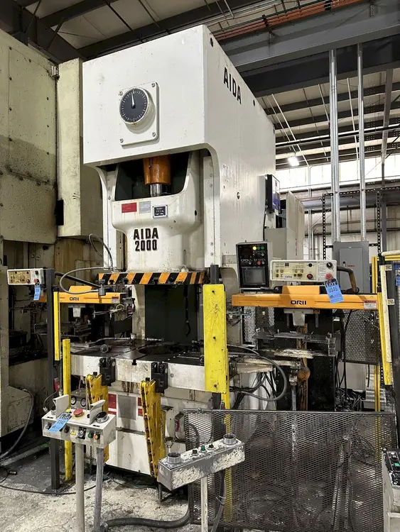 Used 2015 AIDA NC1-2000(2) Gap Frame (OBS) Presses Ohio US | D & D Industries #476329