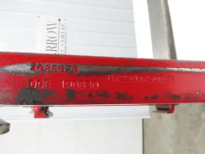 Bolzoni QQE 190830 5x48" Class 3 Steel Forklift Forks 20" Carriage 1-Pair READ