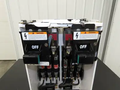 Siemens DS36U Bucket Double Breaker MCC Fused Motor Disconnect 600V 75Hp