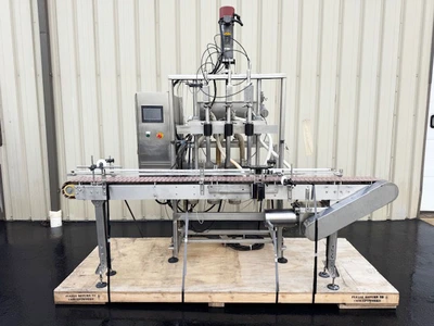 FPS 3-Head Automatic Inline Pump Filler