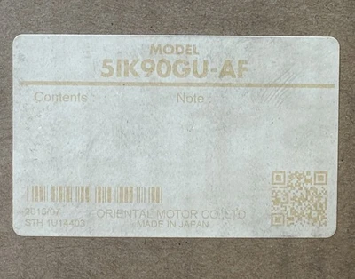NEW Oriental Motor 5IK90GU-AF
