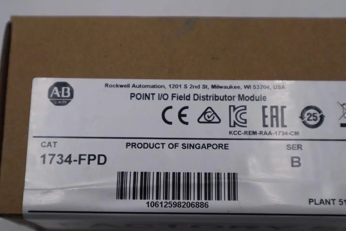 ALLEN BRADLEY 1734-FPD FIELD POWER DISTRIBUTOR MODULE POINT I/O STOCK L-238C