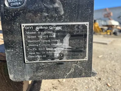 Used 2026 GIYI GY-SG45 STUMP GRINDER ATTACHMENT Stump Grinders California US | Lillo Machinery #1458286