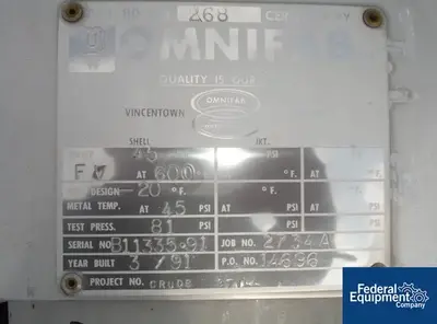 USED OmniFab 12" x 17'6" OMNIFAB COLUMN, S/S, 45#
