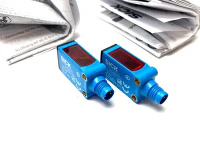 USED SICK THROUGH-BEAM PHOTOELECTRIC SENSOR SET TRA. & REC.