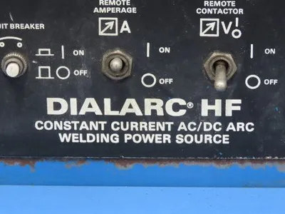 Miller DIALARC HF Tig Welder Power Source 250Amp AC Footpedal 1Ph 230V