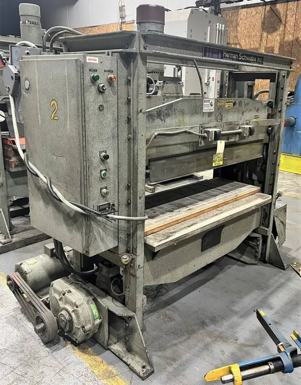 Used HERMAN SCHWABE HERMAN SCHWABE MFH PRESS Die Cutting Presses Michigan US | Alma Machinery #899843