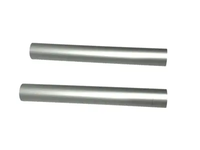 USED REXROTH ALUMINUM ROUND STRUT ROUND TUBE D28 224MM L30-6000 LOT OF 2