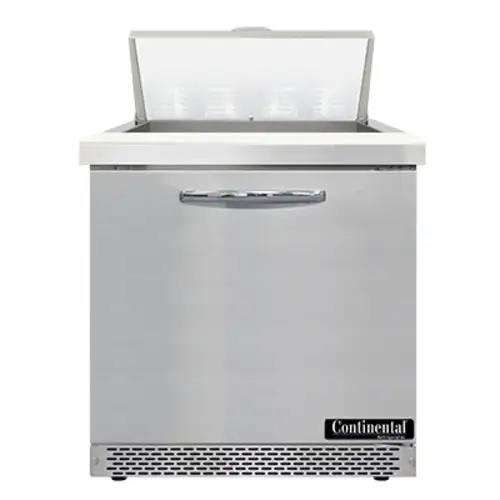Continental SW32N8-FB 32" Sandwich/salad Prep Table W/ Refrigerated Base, 115v