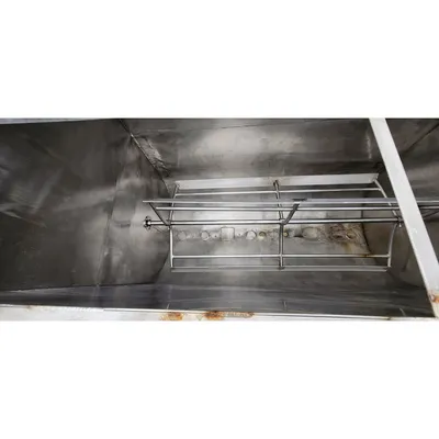 Used Stainless Steel Horizontal Liquid Mixer - 350 Gal. Capacity