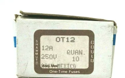 19 NEW GOULD SHAWMUT OT12 FUSES