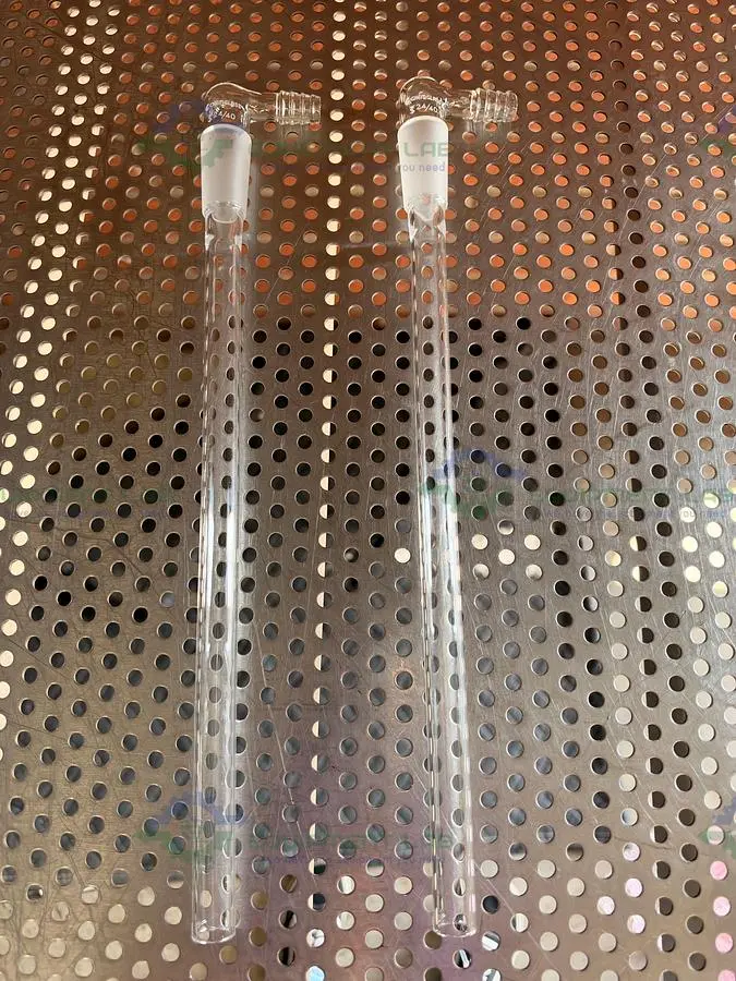 Used CHEMGLASS ADAPTER 24/40 INNER JOINT 90 DEGREE BENT 300 MM LENGTH Glassware - Other California US | Equipment Lab #1469369