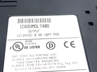 USED GE FANUC IC693MDL740