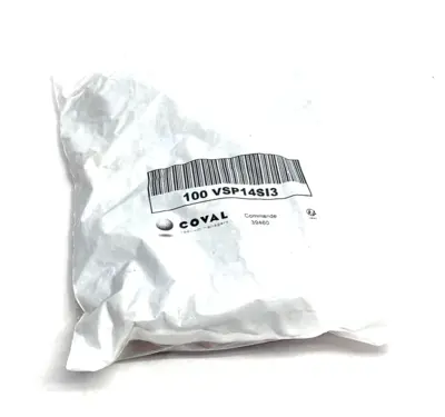 NEW COVAL BELLOWS SUCTION CUP, RED, 14MM DIAMETER, PKG OF 100