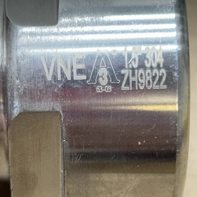 VNE 1.5" Stainless Steel Female Adapter Clamp Sanitary # ZH9822 Fast Shipping!
