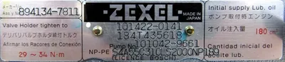 NEW ZEXEL 101422-0141 INJECTION PUMP 1014220141 894134-7811 101042-9661