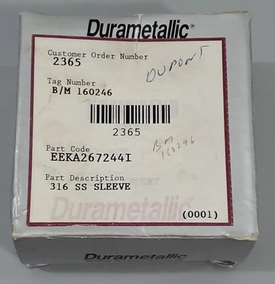 NEW Durametallic EEKA267244I