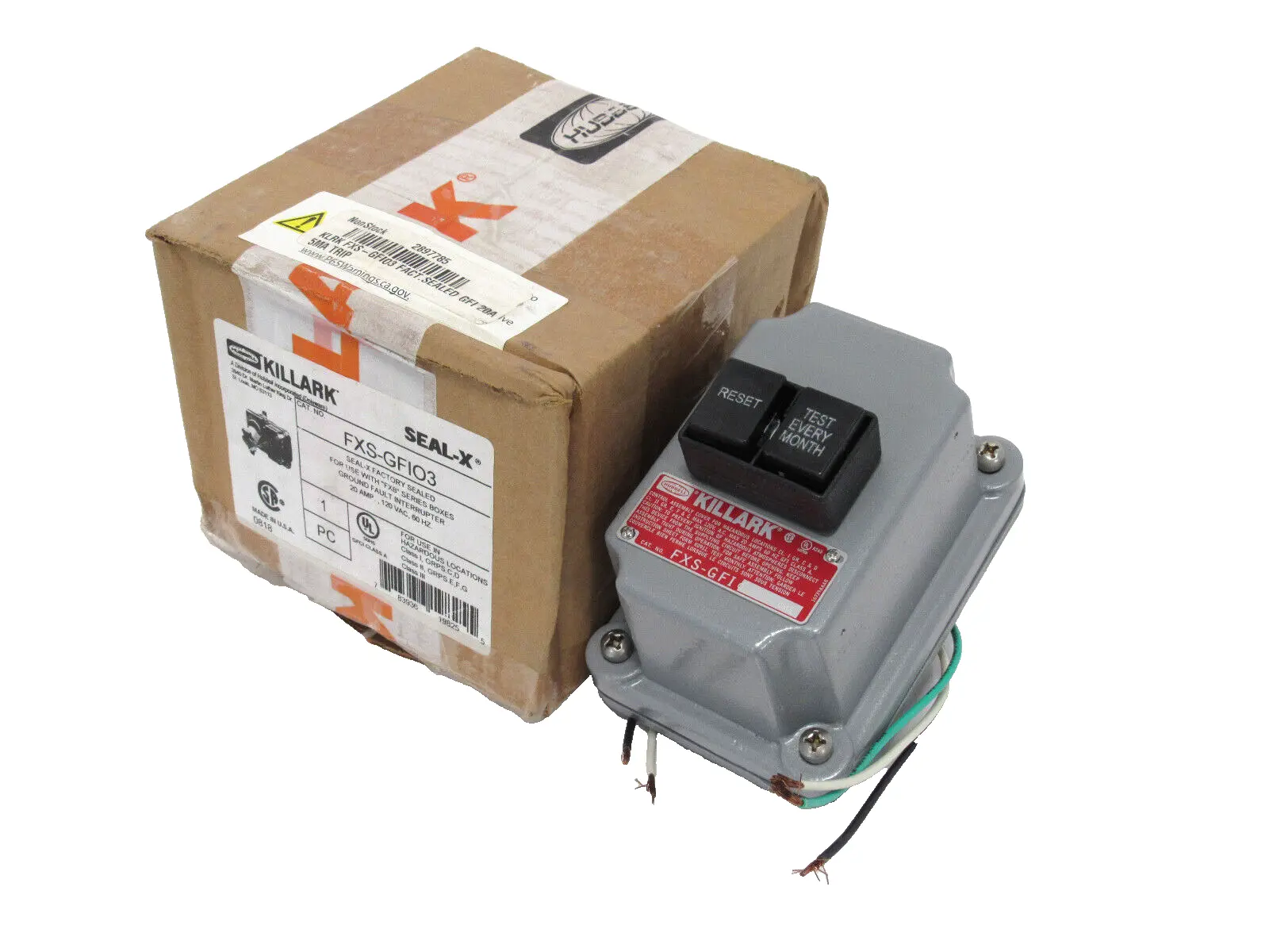 NEW HUBBELL FXS-GFI03 SEAL-X SWITCH FXSGFI03