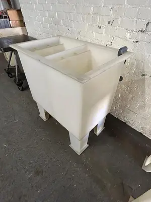 Polypropylene Counter Flow Dual Rinsing Tank Wet & Dry Tank