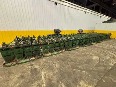 36" HI-RIB (7.2 TYPE) PANEL RAFTED ROLLFORMER LINE;  INCLUDES UNCOILER, ROLLFORMER & FLYING CUTOFF SHEAR: YOBRO #24156