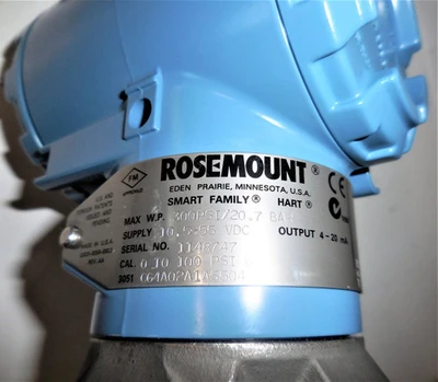Rosemount Emerson 3051CG4A02A1AS5Q4 3051 Series Gage Pressure Transmitter [New]