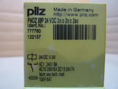 USED PILZ PNOZX8P24VDC3N/O2N/C2SO