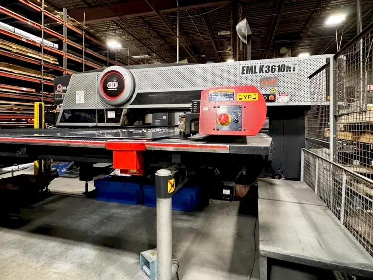Used 2015 AMADA EMLK 3610NT Laser Combo Punches Illinois US | Machine Factory Outlet #1262814