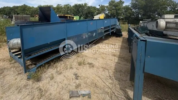 Used KARL SCHMIDT RUBBER BELT INFEED CONVEYOR Conveyors Texas US | US Recycling Equipment #1556636