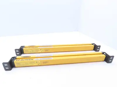 Banner EZ-SCREEN Light Curtain Transmitter Receiver Set 450mm 20 ft Range