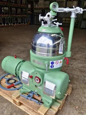 Westfalia KG 8006 chamber bowl centrifuge, 316SS.
