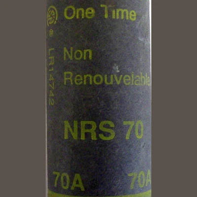 Gould 70 Amp One-Time Fuse