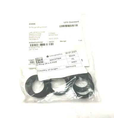 USED SCHEUGENPFLUG O-RING 24 X 5 FKM