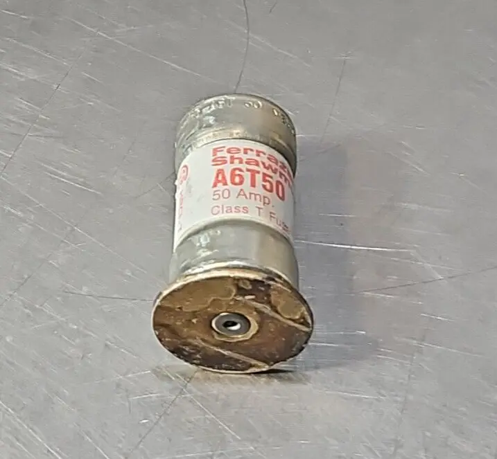Ferraz Shawmut A6T50 Fuse 600 VAC 300 VDC 50Amp. Loc4C-20