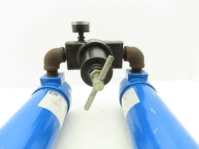Parker HN3S-3PUA Finite Dual Compressed Air Filter & Regulator 3/4"NPT Aluminum