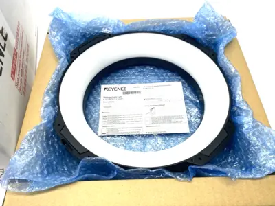 USED KEYENCE MULTI-SPECTRAL LIGHTING RING ILLUMINATOR (200 MM)
