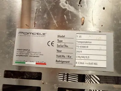 Pomati Model T35 Temperatrice Tempering Unit