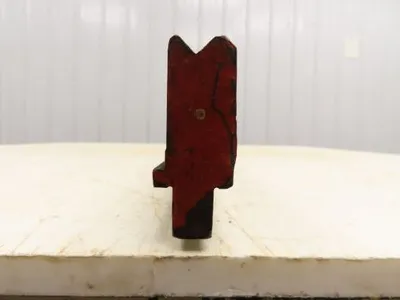 Press Brake Die 60-1/4" Long 90° V 7/16" W 3/16" D 1-3/4" H 1/2" Tang