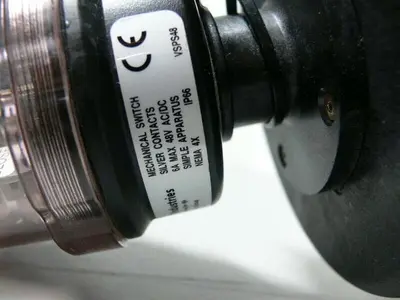 USED LOT OF 3 - ITT PURE-FLO 1.5" DIAPHRAGM ACTUATOR W/ SWITCH (X2) & DIAPHRAGM VALVE