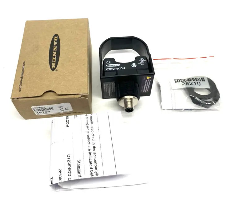 New | in-Stock Banner Engineering Optical Momentary Action Touch Button w/Black F.C. 46169 Photoelectric Sensors Michigan US | Maverick Industrial Sales #1403005