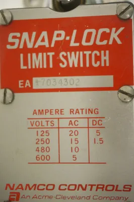 NEW NAMCO EA170-34302 LIMIT SWITCH EA17034302