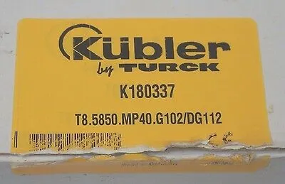 NEW KUBLER/ TURCK T8.5850.MP40.G102/DG112 ENCODER K180337