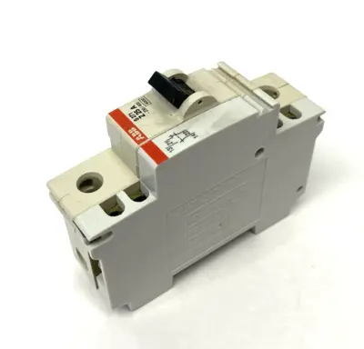 Used ABB Miniature Circuit Breaker 1-Pole DIN Rail w/ Auxiliary Contact Circuit Breakers Michigan US | Maverick Industrial Sales #1389389