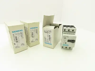 Siemens Circuit Breaker 3-Pole 0.55-0.8A Motor Starter Protection Lot Of 3