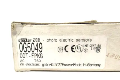 NEW IFM EFECTOR OGT-FPKG SENSOR OG5049