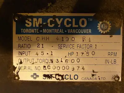 Used SM-CYCLO CHH-4190-R1 Gearboxes British Columbia CA | Lenmark #268210
