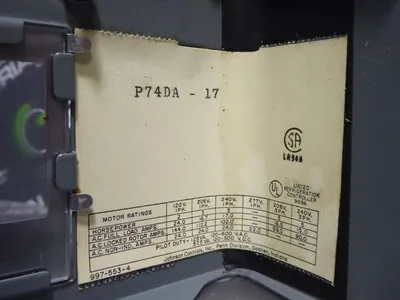 Johnson Controls P74DA-17 Pressure Control Module Used