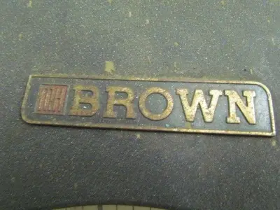 The Brown Instrument Co. Model 645120 50-200 Degree F Vintage Thermometer12"Face