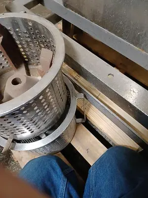 Grater / shredder Stainless steel 5hp motor