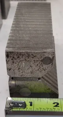 UNKNOWN BRAND MAGNETIC V-BLOCK SET OF 5, H: 1-7/8IN L: 4-3/8IN W: 2-3/8IN DIMENSIONS