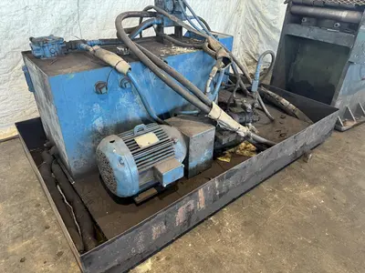 16" x 1" FRANKLIN HEAVY DUTY HYDRAULIC PLATE SHEAR: STOCK #23391